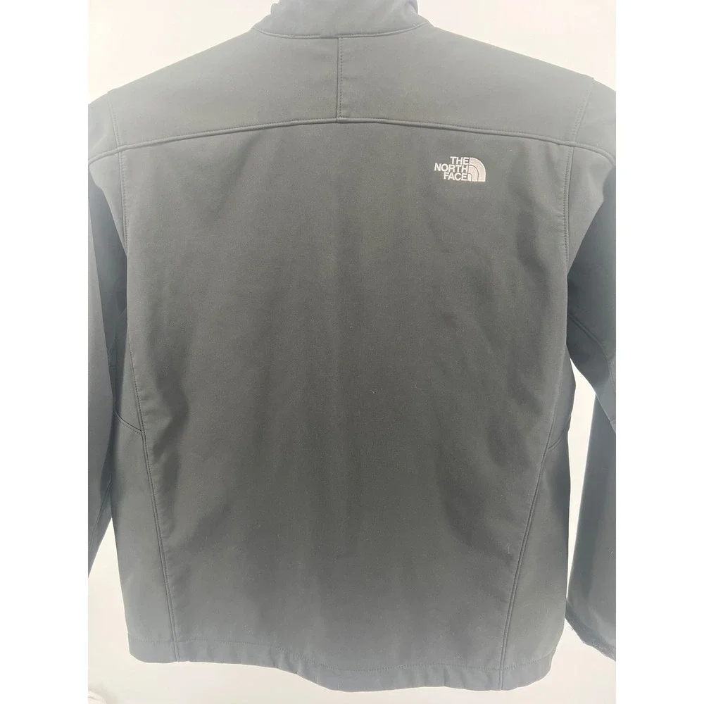 The‎ North Face TNF Apex Men's XL Black Softshell Fleece Lined Jacket